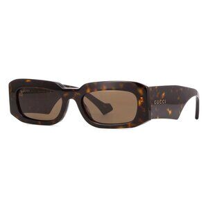 A0775Z New GUCCI Havana Rectangle GG1426S 002 Sunglasses Women